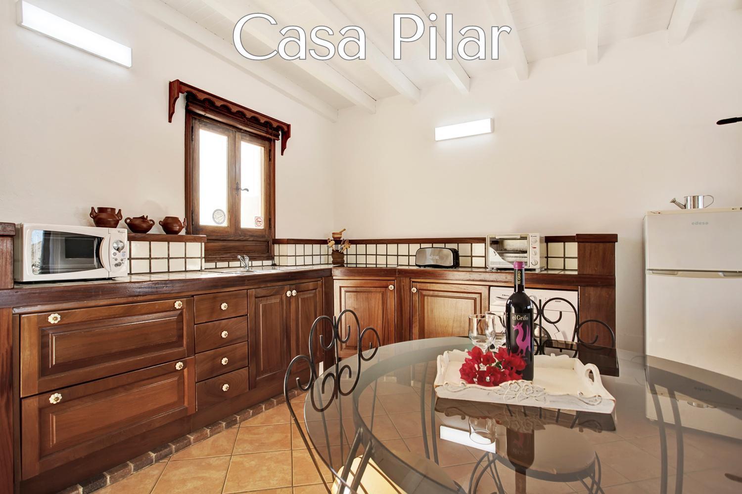Casa Pilar, Aurora Y Tarabilla En Finca Ecologica Teguitar Dış mekan fotoğraf